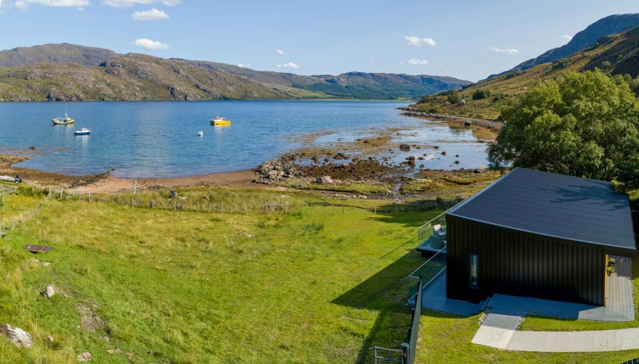 Birches Lodge With Hot Tub Dundonnell Екстер'єр фото