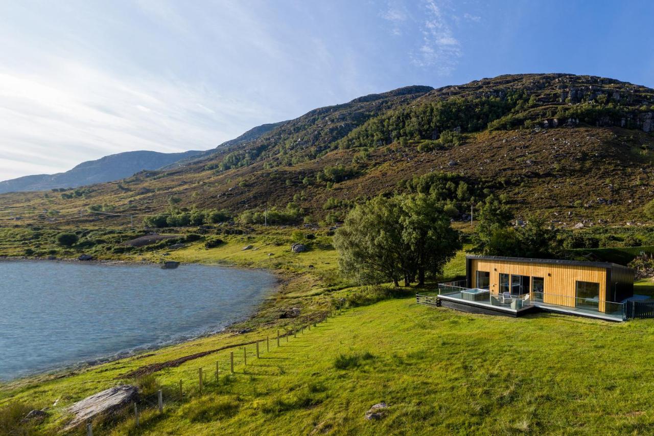 Birches Lodge With Hot Tub Dundonnell Екстер'єр фото
