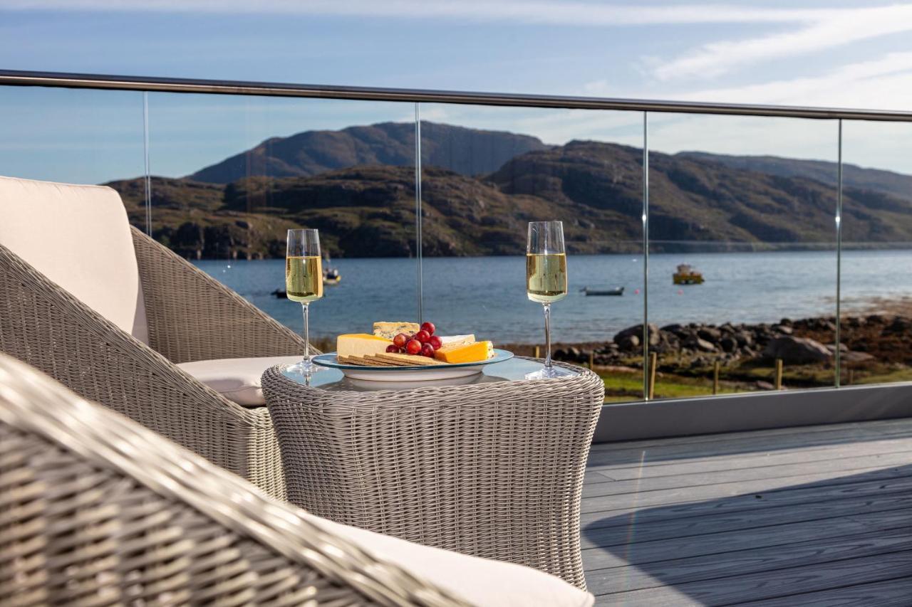 Birches Lodge With Hot Tub Dundonnell Екстер'єр фото